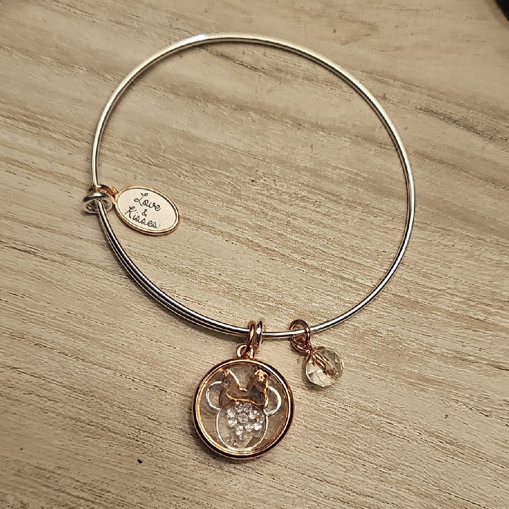 Silver And Gold Disney Off Brand Alex And Ani Mickey 50th